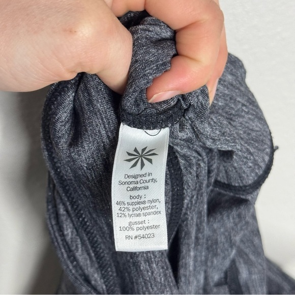 Athleta Excursion Tight Leggings Heathered Gray Workout Tights Pockets - Picture 13 of 14